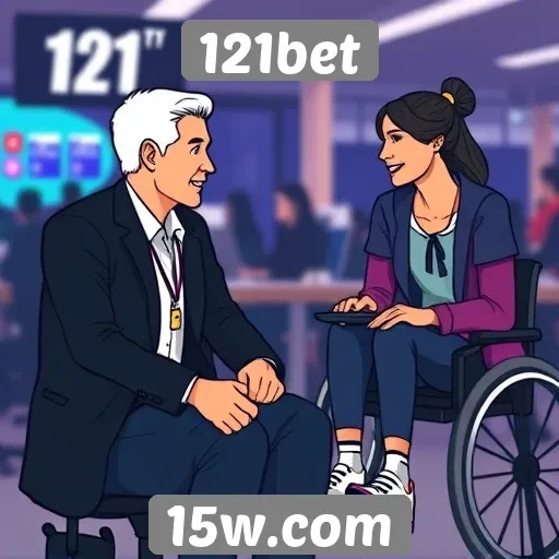 Acessibilidade e suporte ao cliente no site 121bet