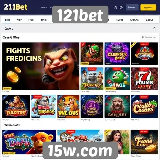 Análise da oferta de jogos no site 121bet