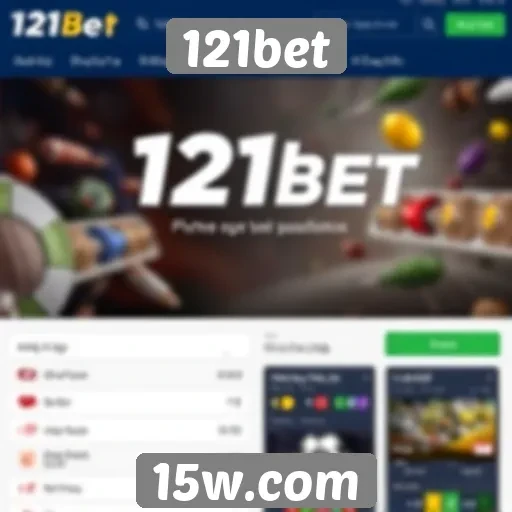 Experiência do usuário na navegação do 121bet