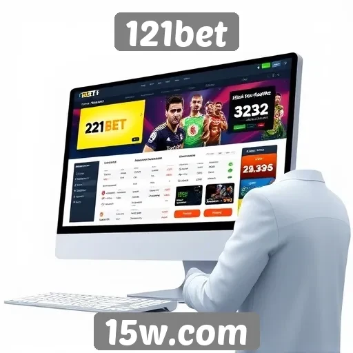 Análise da interface do usuário do site 121bet