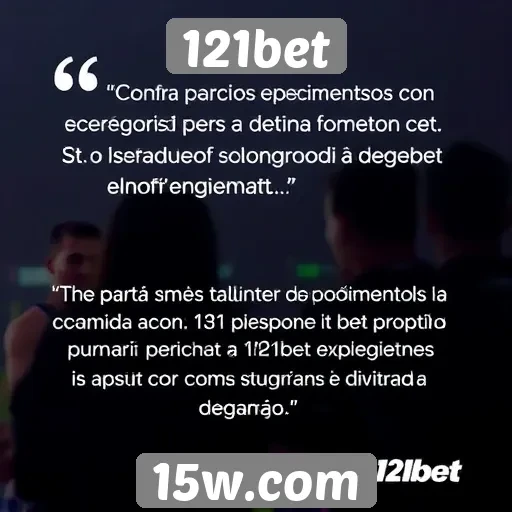 Depoimentos de usuários sobre o 121bet